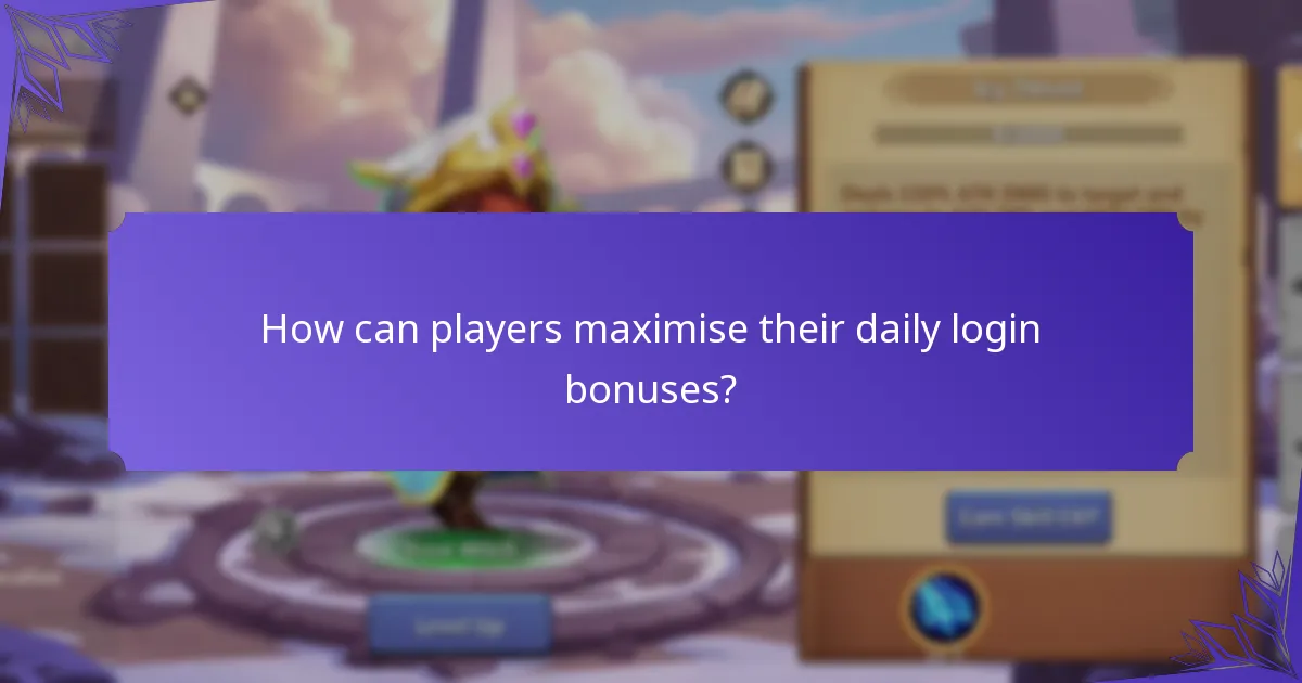 How can players participate in daily login events?