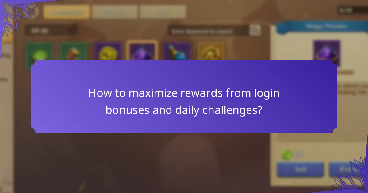 What extra rewards can be earned through login bonuses?