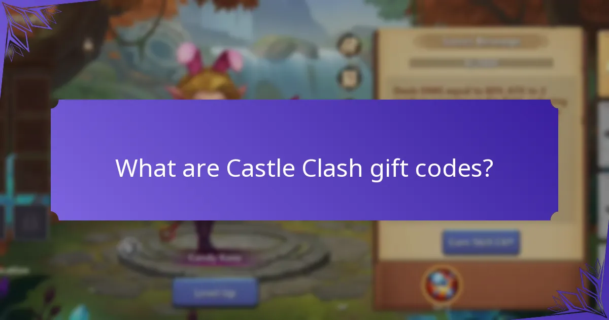 Where to find current Castle Clash gift codes?